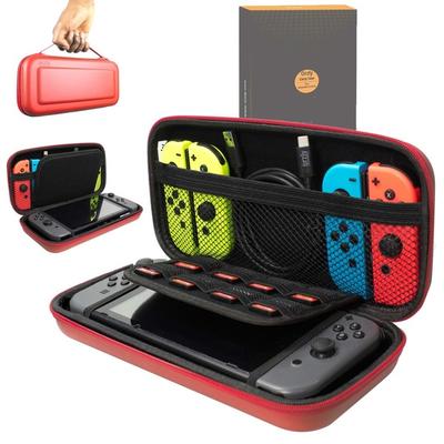 Carry Case For Nintendo Switch - Red Protective Hard Portable Travel Carry Case Shell Pouch For Nintendo Switch Console & Accessories