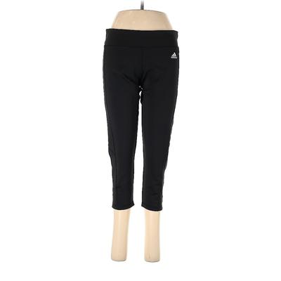 Adidas Active Pants - Mid/Reg Rise: Black Activewear - Women's Size Large