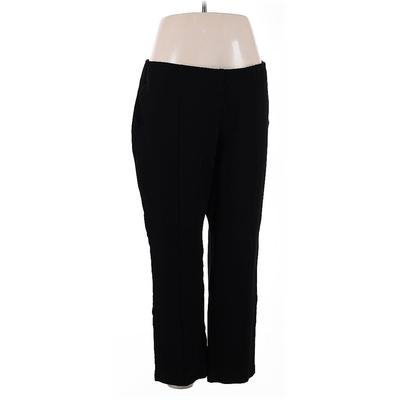 Chico's Active Pants - Low Rise: Black Activewear - Women's Size X-Large