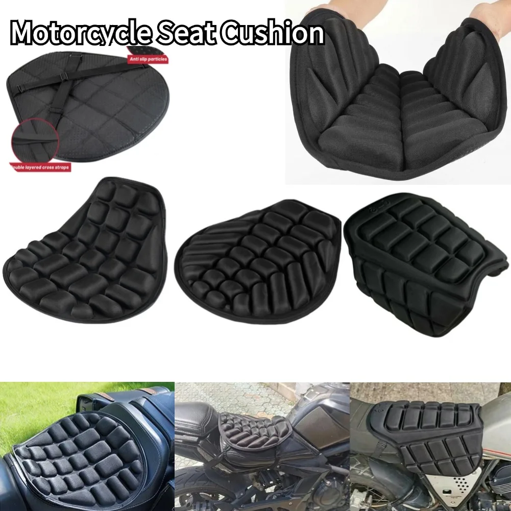 Motorrad Sitzkissen Anti-Rutsch-Motorrad Komfort Luft Sitzkissen bezug Drucken tlastungs schutz Universal Motorrads itze