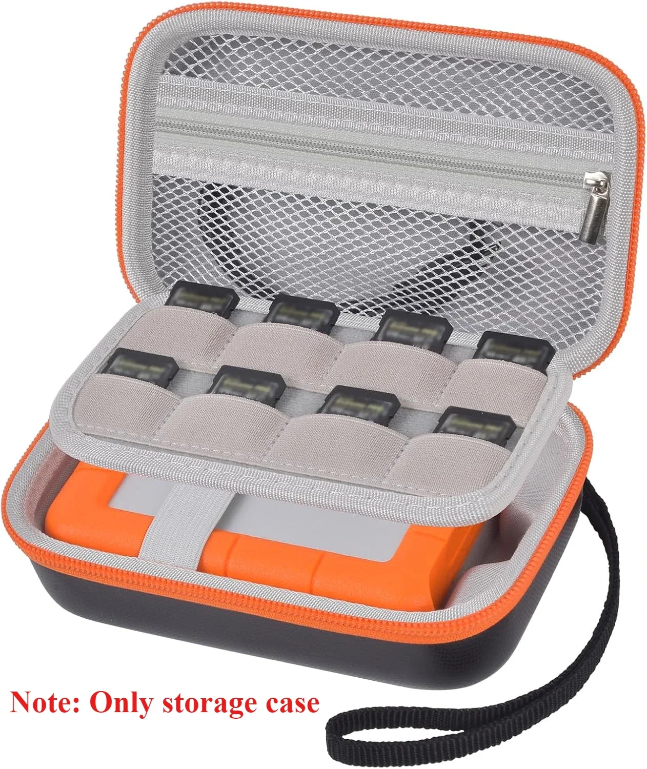 (nur Gehäuse) Gehäuse kompatibel mit LaCie Rugged Mini 1 TB/ 2 TB/ 4 TB/ 5 TB externe Festplatte, tragbare Festplatte, Speicherhalter Image