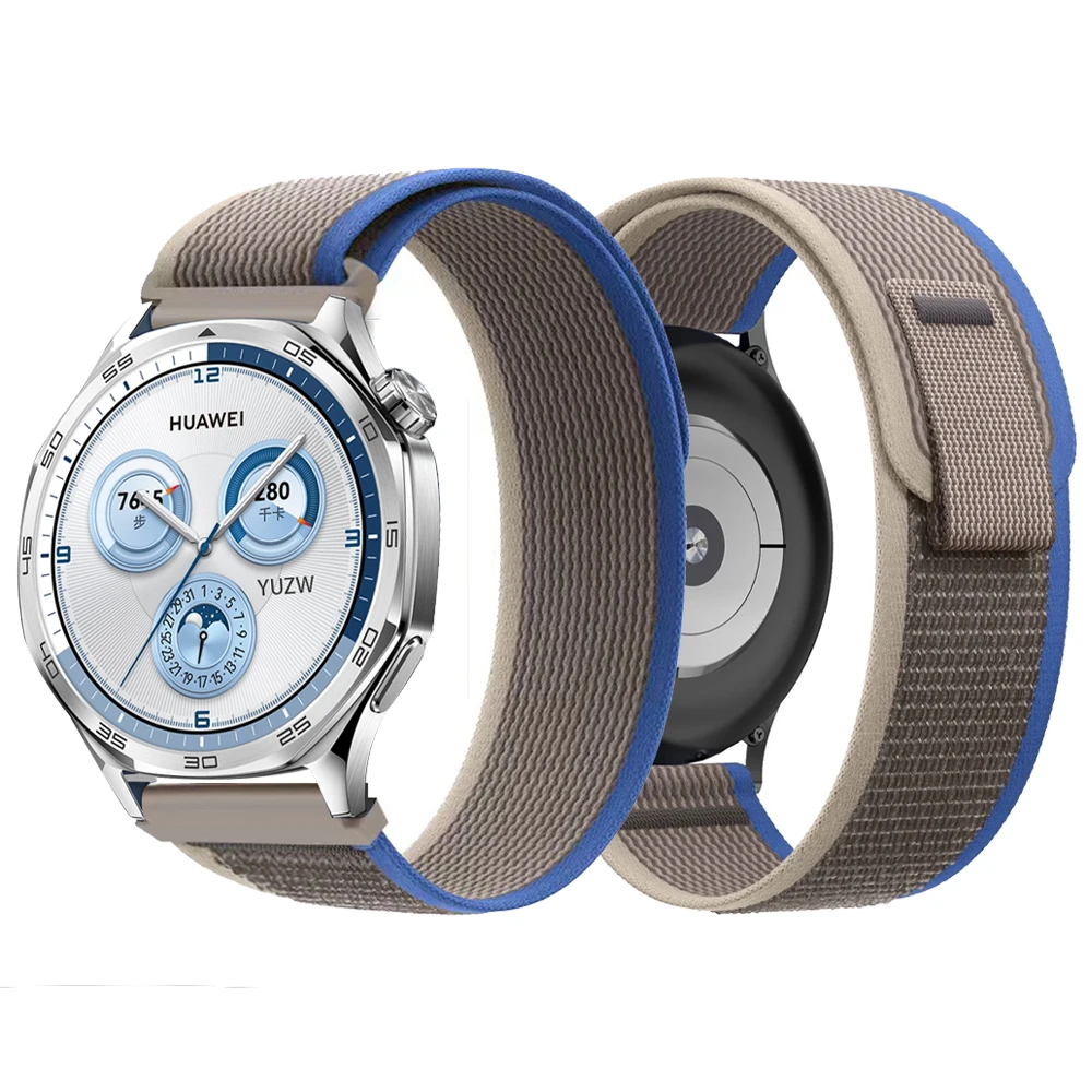 20mm 22mm Uhrenarmband für Huawei Uhr GT 5 Pro GT5 4 3 2 Gt2 Pro 42mm 46mm WATCH4 Pro Nylon Schleife Band HONOR GS Magic Armband Image