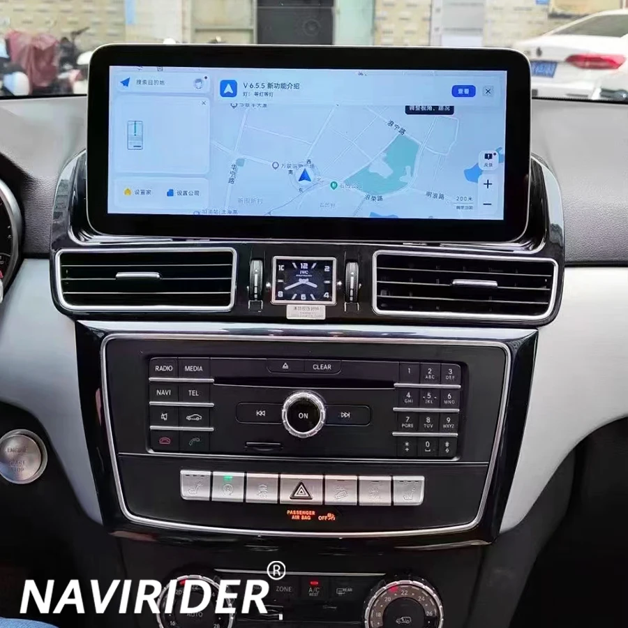 Android Wireless Auto Radio CarPlay Für Mercedes Benz ML GL GLE GLS W166 W167 C292 Auto Multimedia Navigation GPS Stereo Bildschirm Image