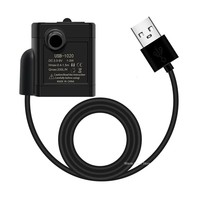 3,5-9V USB DC12V Wasserpumpe Hydro ponik Kühlung zirkulieren des Aquarium Haustier Trinkwasser leise bürstenlose Tauch pumpe Image