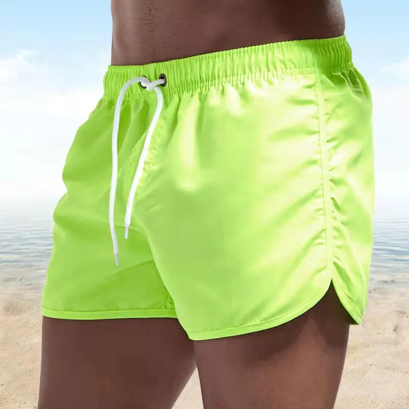 Badehose, Badeshorts für Herren, schnell trocknend, Boardshorts, Badeanzug, atmungsaktiv, Kordelzug mit Taschen zum Surfen, Strand, Sommer Image