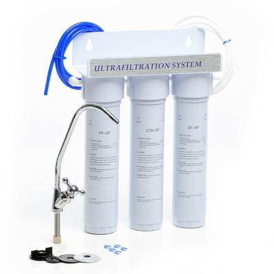 Naturewater - NW-3-PPCTOUF 3 Stufen Untertisch Wasserfilter, 5 µ, Sedimentfilter, Aktivkohle Block, Image