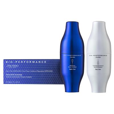 Shiseido Bio-Performance Skin Filler Duo Serum Gesichtspflege-set 30 ml Nachtserum + 30 ml Tagesserum / Nachfüllung