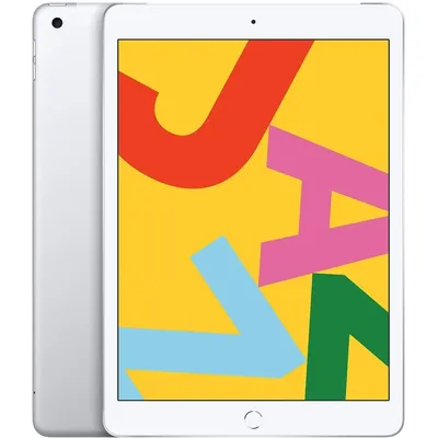 Apple iPad 10.2" (Late 2019) 128GB, WiFi Only - Silver (Certified Refurbished)