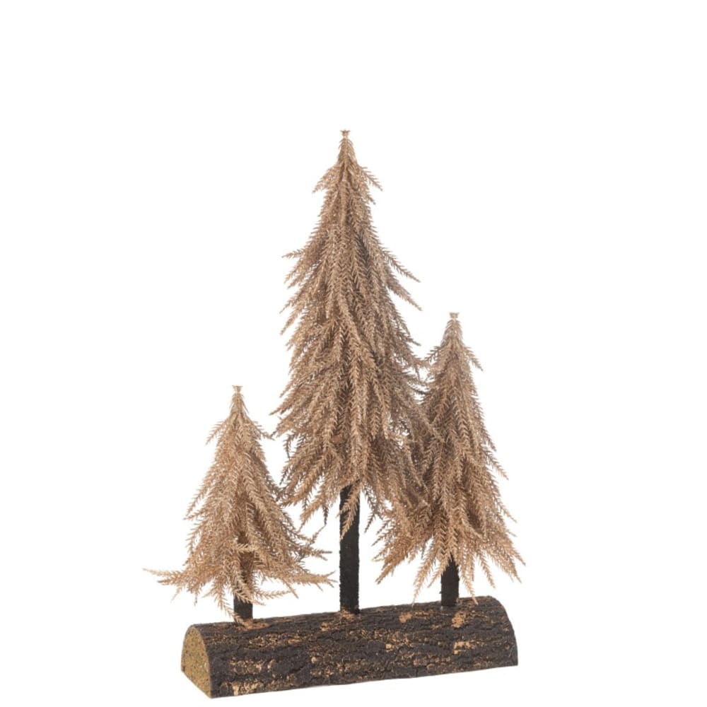 Sapins de Noël artificiel en plastique cuivre 30x10x50 cm
