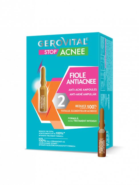 Gerovital Stop Acnee Trattamento Anti Acne Intensivo in Fiale con Acid