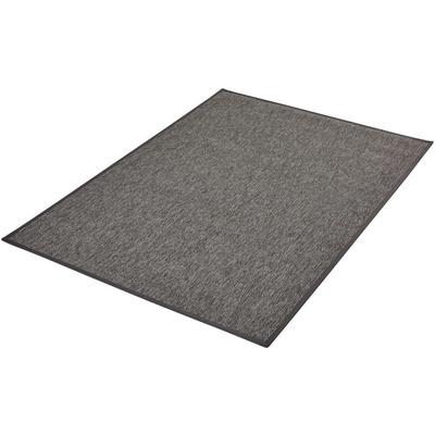 Teppich DEKOWE "Naturino Prestige", grau (graphit), B:200cm H:10mm L:290cm, Kunstfaser, Teppiche, Flachgewebe, meliert, Sisal Optik, In- und Outdoor geeignet Image