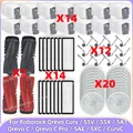 Compatibile per ( Roborock Qrevo Curv / Qrevo C / S5V / 5AE / S5X / 5A1 / 5XC / CurvC / Qrevo C Pro ) Parti per Aspirapolvere Rullo Principale Spazzola Laterale Filtro Panno per Mop Sacchetto di