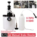 3L/500ML strumento di sostituzione dei fluidi dei freni Display della tensione pompa dell'olio della frizione idraulica dispositivo di spurgo del liquido dei freni per auto Moto