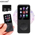 Lettore MP3 lettore musicale portatile Bluetooth 5.4 lettore Stereo musicale supporto per schermo da 1.8 pollici Radio FM registrazione e-book