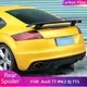Ali spoiler per bagagliaio posteriore in fibra di carbonio per Audi TT MK2 8J TTS Coupe 2 porte 2008-2014 Cambia in TTRS Spoiler posteriore per auto Ala labbro FRP