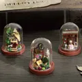 Cutebee Casa delle bambole fai-da-te case delle bambole in legno Kit di mobili per case delle bambole in miniatura giocattoli per bambini regalo di natale di capodanno Casa