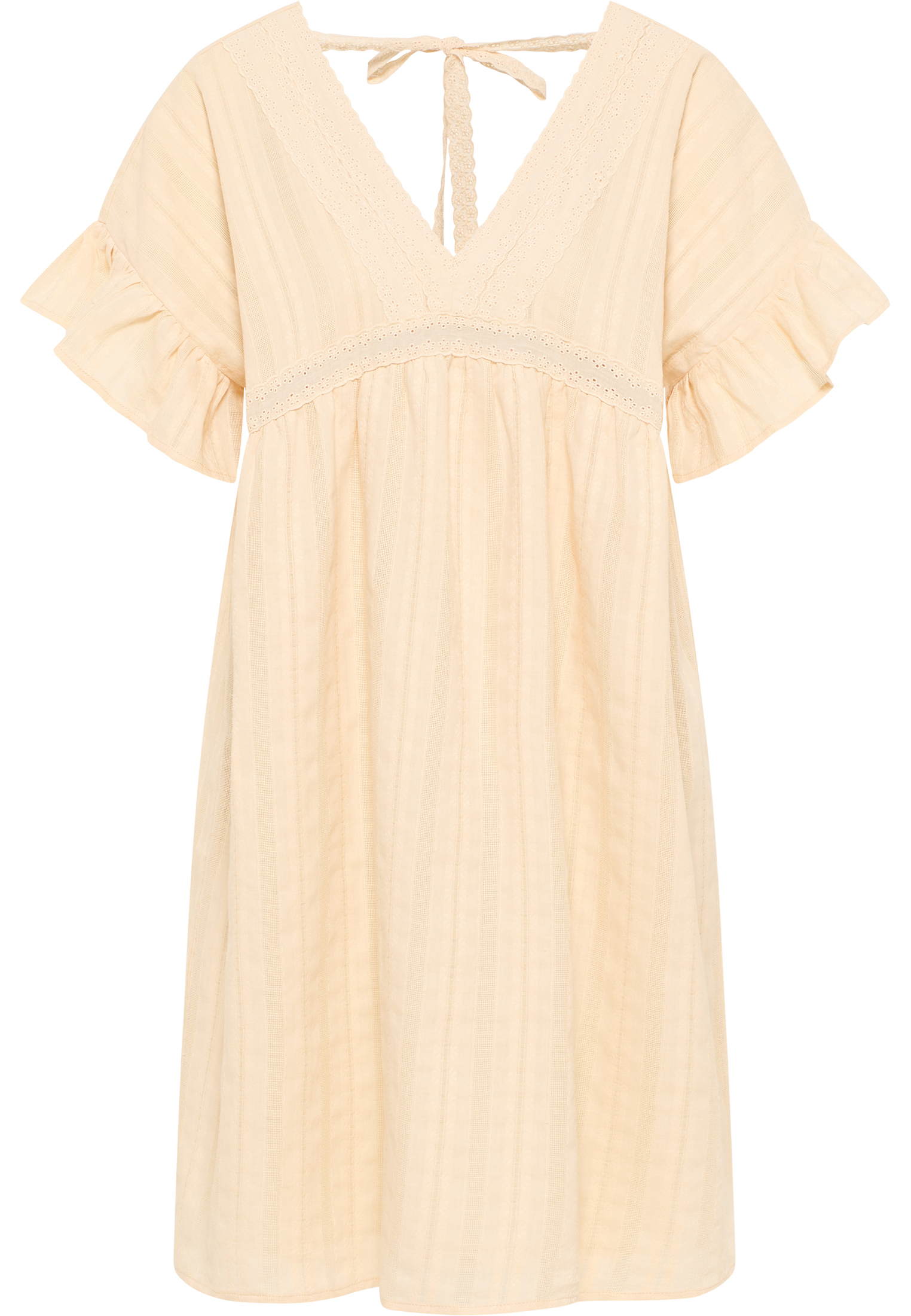 Dreimaster Kleid Damen Beige Creme L