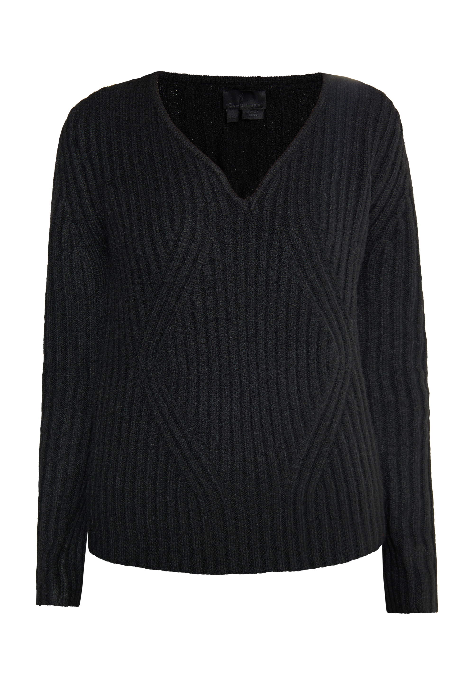 Dreimaster Strickpullover Damen Schwarz Image