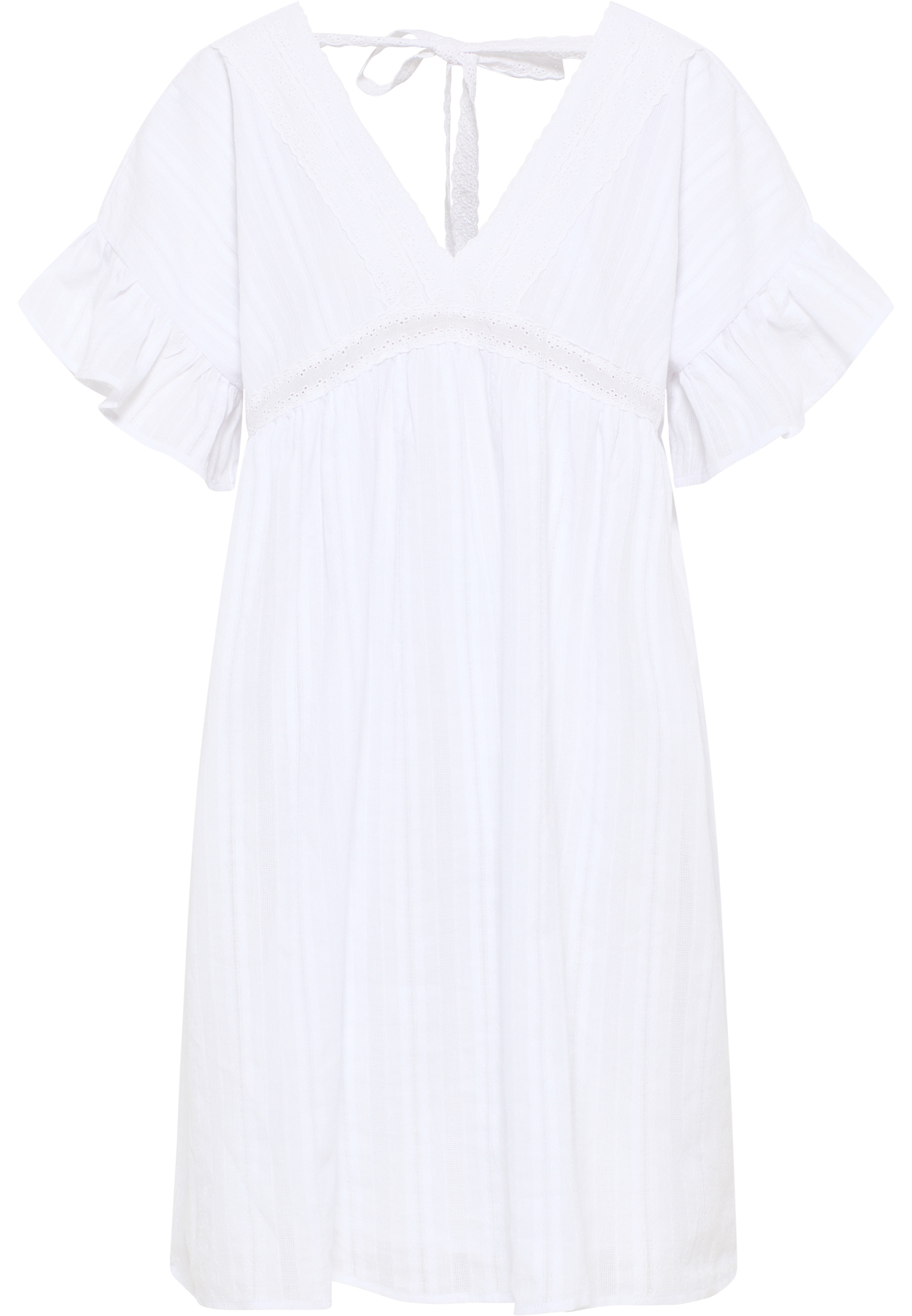 Dreimaster Kleid Damen Weiss L
