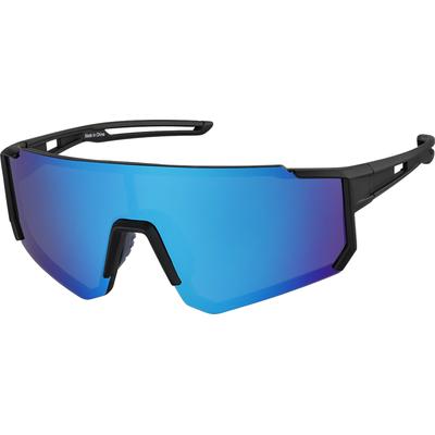 Zenni Women's Oval Sunglasses Black Plastic Full Rim Frame