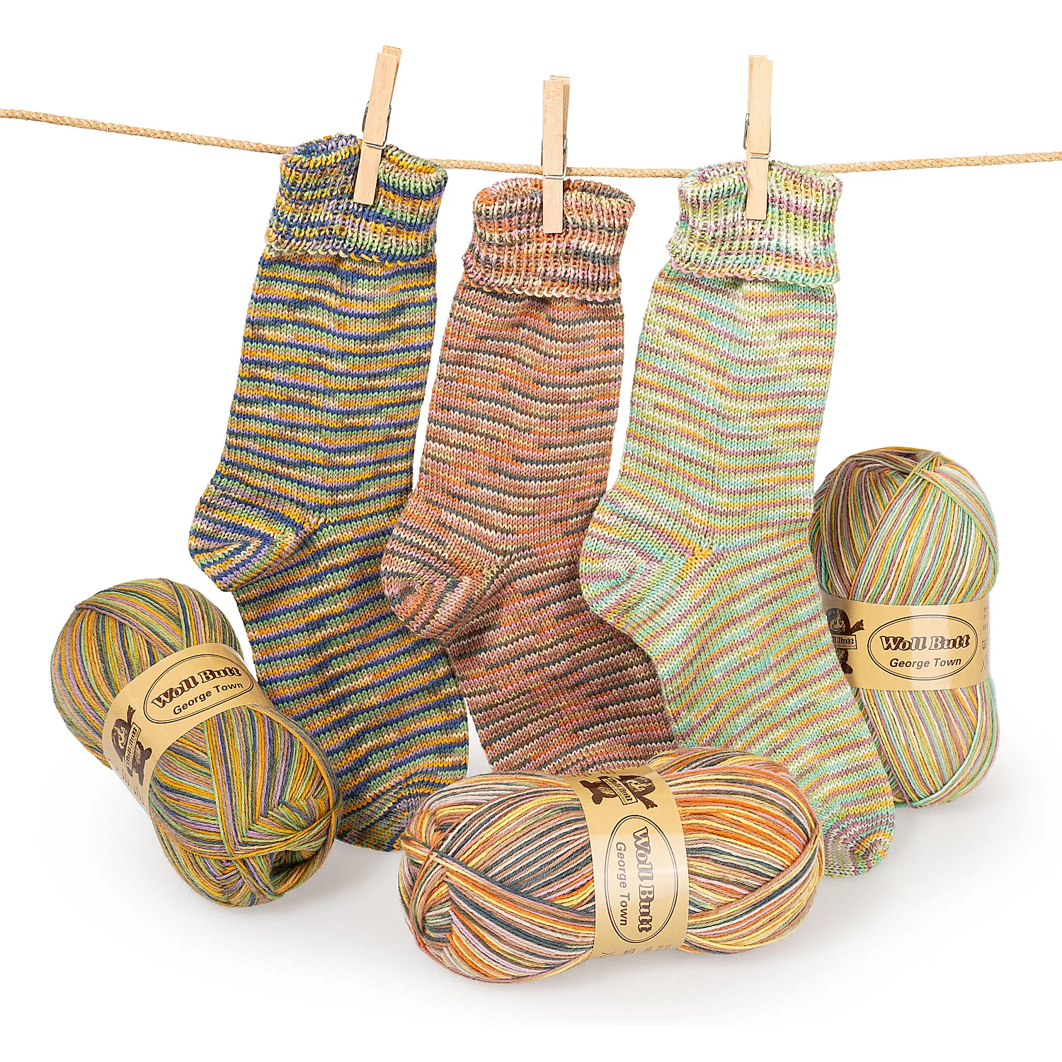 Woll Butt Lot laine à chaussettes "George Town", 300 g