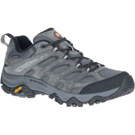 Merrell Men's Moab 3 Waterproof Low Hiking Shoes - Granite 11.5