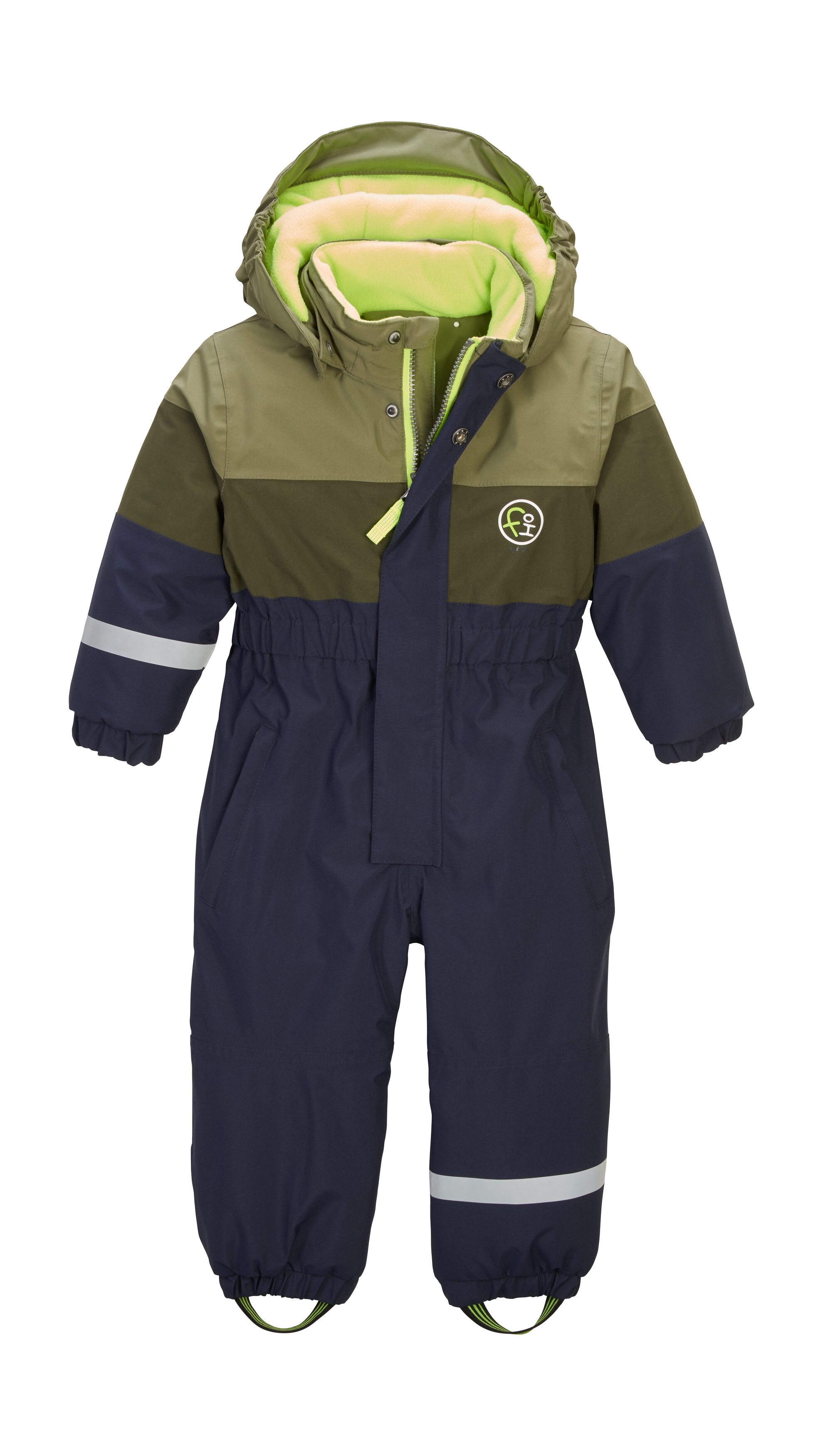 Overall "FIW 39 MNS ONPC", Kinder, Gr. 110/116, blau (navy), Oberstoff: 100% Polyester, Futter: 100% Polyester, Füllung: 100% Polyester, FIRST INSTINCT BY KILLTEC, Overalls, Wasserdichter Skioverall mit Fleece, Kinnschutz und Reflexelementen Image