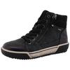 Winterboots ROMIKA, Damen, Gr. 38, schwarz, Lederimitat, Textil, unifarben, sportlich, Schuhe, Plateau, Schnürboots in Bequemweite G (= weit)