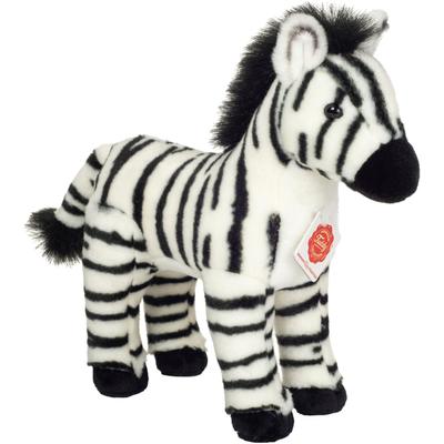 Kuscheltier TEDDY HERMANN "Zebra, 25 cm" Plüschfiguren schwarz-weiß Kinder zum Teil aus recyceltem Material