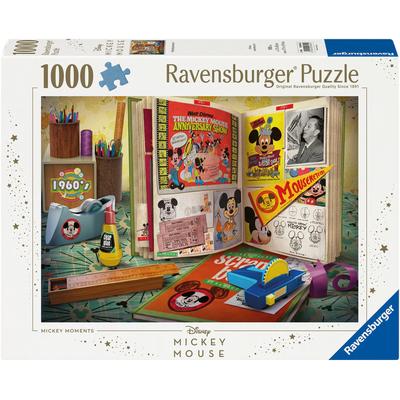 Puzzle RAVENSBURGER "Disney Mickey Mouse, 1960 Moments" Puzzles bunt Kinder Made in Germany; FSC - schützt Wald weltweit