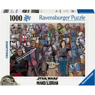 Puzzle RAVENSBURGER "Challenge, Star Wars Mandalorian" Puzzles bunt Kinder Made in Germany; FSC - schützt Wald weltweit