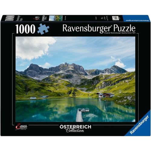 Puzzle RAVENSBURGER ""Zürser See in Vorarlberg"" Puzzles bunt Kinder Made in Germany; FSC - schützt Wald weltweit