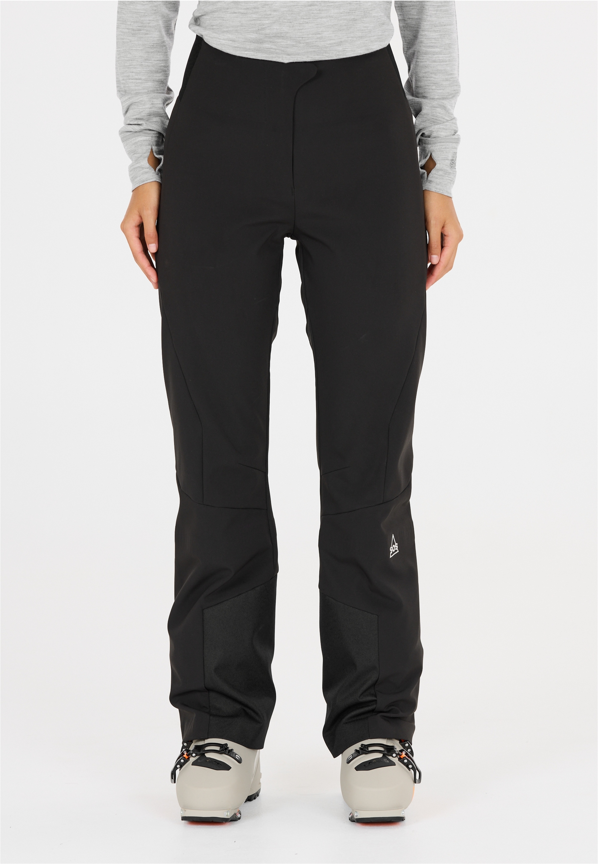 Skihose SOS "Masella", Damen, Gr. L, US-Größen, schwarz, 96% Polyester, 4% Elasthan, unifarben, lang, Hosen, mit wasserabweisender und PFC-freier Beschichtung Image