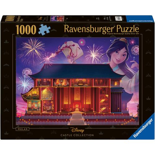 Puzzle RAVENSBURGER ""Castle Collection - Disney Princess, Mulan"" Puzzles bunt Kinder Made in Germany; FSC - schützt Wald weltweit