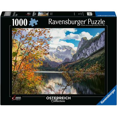 Puzzle RAVENSBURGER "Österreich Collection, Vorderer Gosausee" Puzzles bunt Kinder Made in Germany; FSC - schützt Wald weltweit