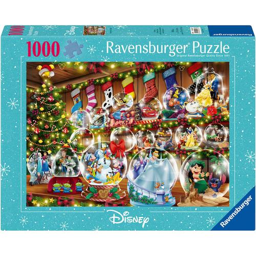 Puzzle RAVENSBURGER ""Disney Classics, Schneekugelparadies"" Puzzles bunt Kinder Made in Germany; FSC - schützt Wald weltweit