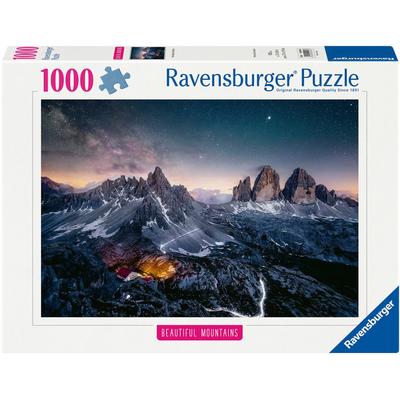 Puzzle RAVENSBURGER "Beautiful Mountains, Drei Zinnen, Dolomiten" Puzzles bunt Kinder Made in Germany; FSC - schützt Wald weltweit