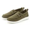 Sneaker VIVANCE "Freizeitschuh, Halbschuh", Damen, Gr. 42, grün (oliv), Obermaterial: 50% Lederimitat, 50% Textilmaterial. Futter: 100% Textilmaterial. Decksohle: 100% Textilmaterial. Laufsohle: 100% Synthetik, unifarben, Mesh, casual, Schuhe...