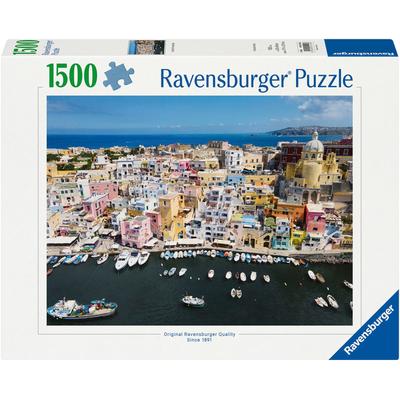 Puzzle RAVENSBURGER "Buntes Procida Italien" Puzzles bunt Kinder Made in Germany; FSC - schützt Wald weltweit