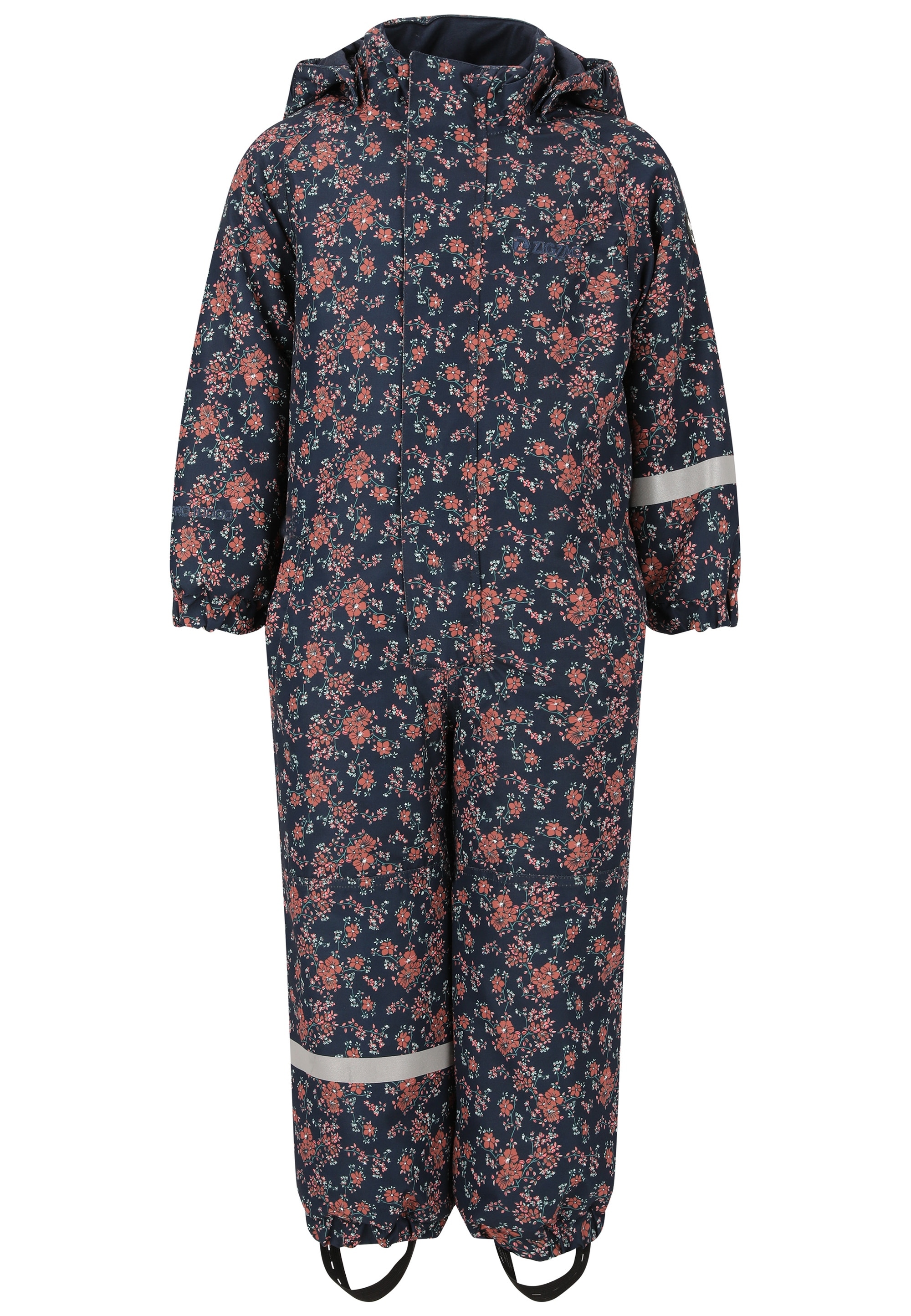 Schneeoverall ZIGZAG "Tower", Kinder, Gr. 128, rosa, 100% Polyester, Casual, lang, Overalls, mit wasser- und winddichter TPU-Membran Image