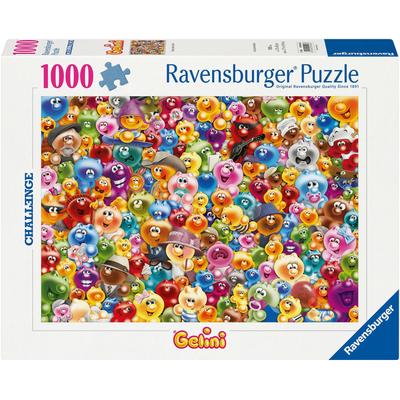 Puzzle RAVENSBURGER "Challenge, Ganz viel Gelini" Puzzles bunt Kinder Made in Germany; FSC - schützt Wald weltweit