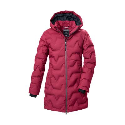 Steppmantel KILLTEC "KOW 358 GRLS QLTD PRK", Kinder, Gr. 152, lila (himbeere), Oberstoff: 100% Polyester, Futter: 100% Polyester, Wattierung: 100% Polyester, sportlich, Mäntel Image