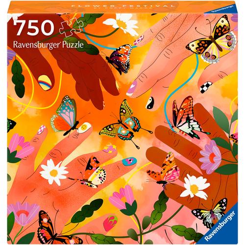 Puzzle RAVENSBURGER ""Flower Festival"" Puzzles bunt Kinder Made in Germany; FSC - schützt Wald weltweit