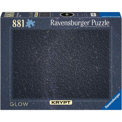 Puzzle RAVENSBURGER ""Krypt Universe Glow"" Puzzles bunt Kinder Made in Germany; FSC - schützt Wald weltweit