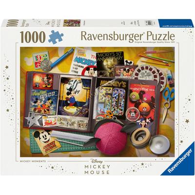 Puzzle RAVENSBURGER "Disney Mickey Mouse, 1970 Moments" Puzzles bunt Kinder Made in Germany; FSC - schützt Wald weltweit