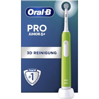 Elektrische Zahnbürste ORAL-B "Pro Junior" Elektrozahnbürsten grün Drucksensor