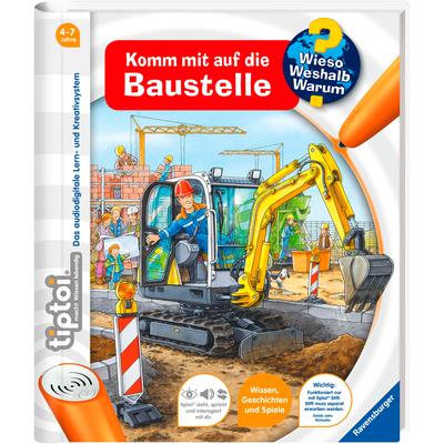 Buch RAVENSBURGER "tiptoi Wieso? Weshalb? Warum? Komm mit auf die Baustelle" Bücher bunt FSC - schützt Wald weltweit