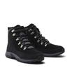 Winterboots TIMBERLAND "MT. MADDSEN MID WARM LINED WATERPROOF SNOW BOOT", Damen, Gr. 41, schwarz (jet schwarz), Leder, sportlich, Schuhe, Snowboots, Winterstiefel, Winterschuhe, wasserdicht und gefüttert