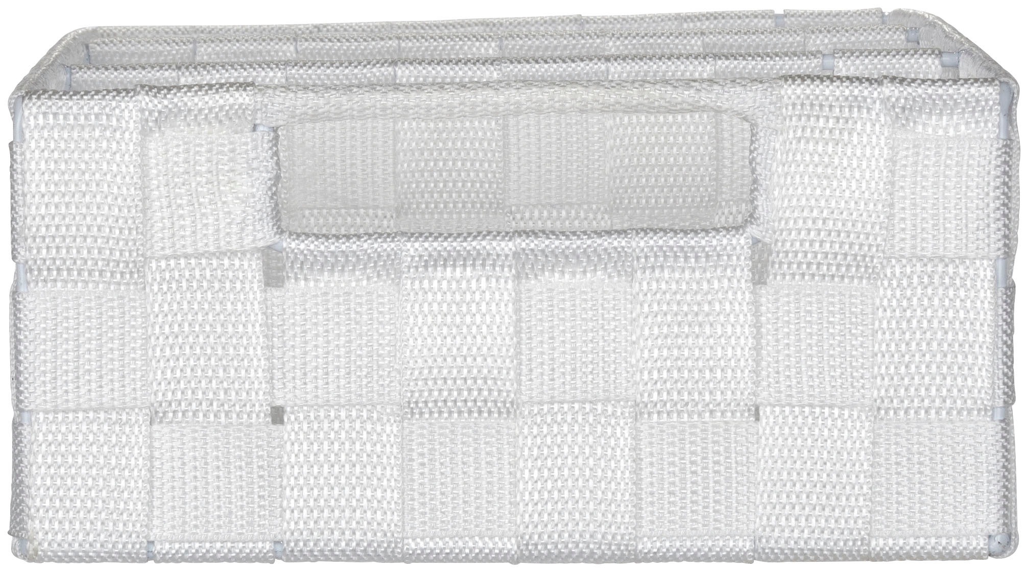 Organizer WENKO "Adria", weiß, B:32cm H:10cm T:21cm, Polypropylen, Aufbewahrungsboxen, mit Griff, 3 Fächer