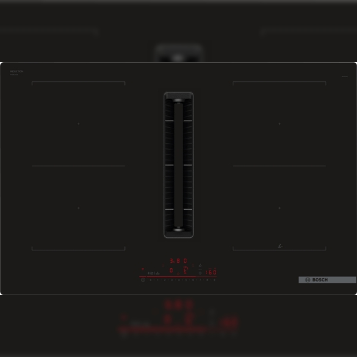 Bosch Serie 6 PVQ811H26E Kochfeld mit Dunstabzug (Induktion), 80 cm, Rahmenlos aufliegend Image